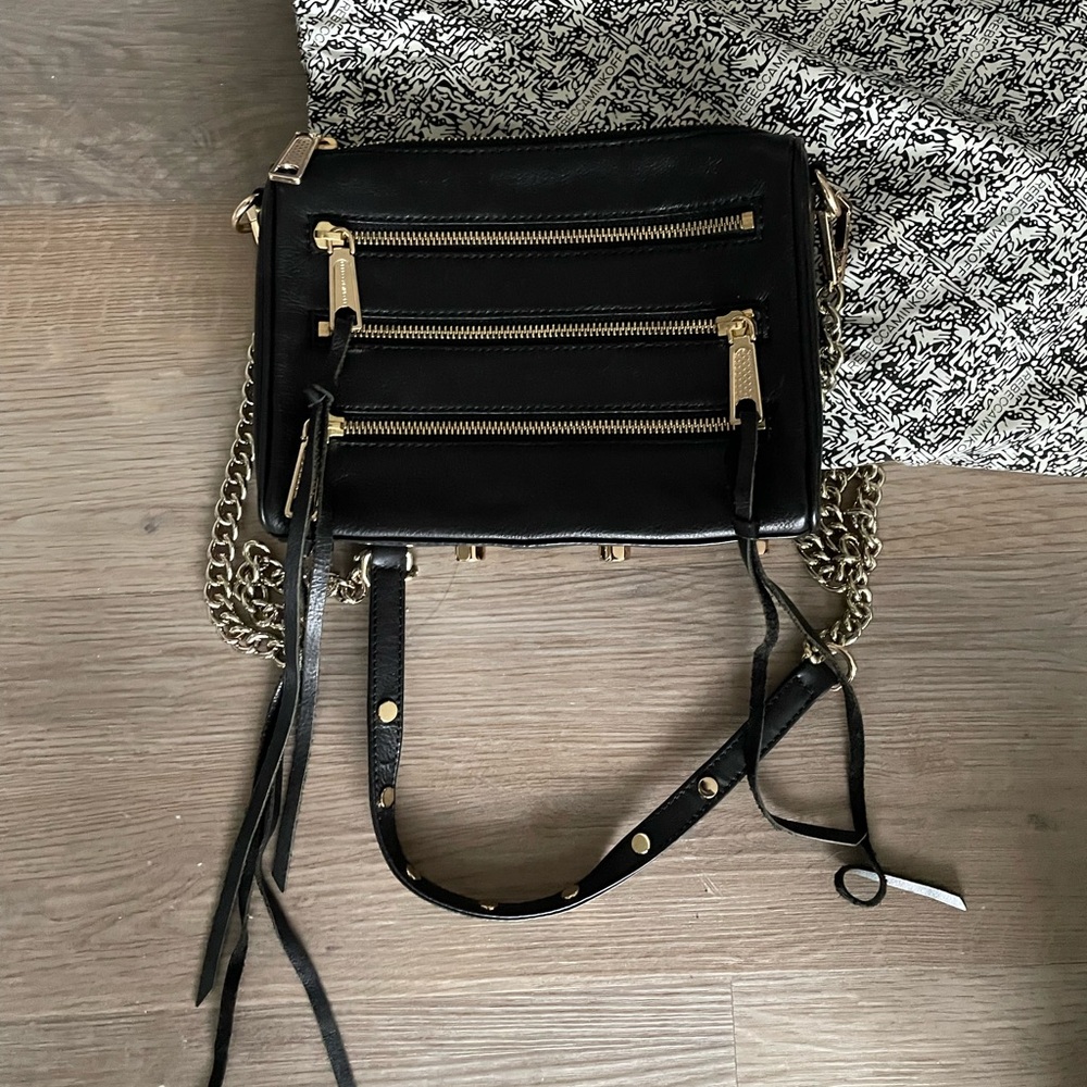 Rebecca Minkoff Zipper and Tassel Crossbody